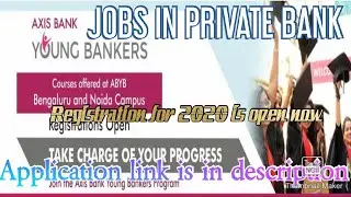 Axis Bank recruitment 2020