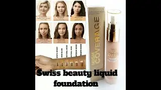 How to select Swiss beauty liquid foundation in online || Mach our skin Tone