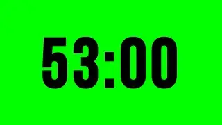 Timer 53 Minute With Alarm ⏱ No Music
