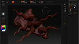 ZBrush Tutorial (Getting Started) - 2 5d brushes