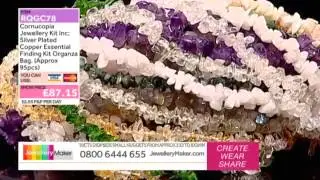 How to Make Beaded Cuff Jewellery: JewelleryMaker LIVE 1/06/2015