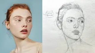 Best Portrait Drawing Tutorial with the Loomis Method