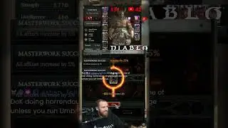 Have you had this kind of luck masterworking in Diablo 4 Season 8?