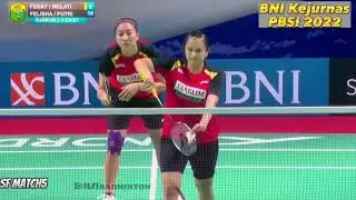 Melati Daeva Febby Valencia vs Putri Larasati Felisha Pasaribu   SF Badminton BNI Kejurnas PBSI 2022