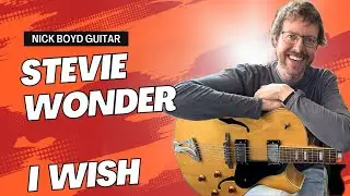 How to play I Wish by Stevie Wonder on Guitar. Easy guitar lesson/tutorial