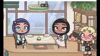 On va au restaurant avec ma copine 🥰 sur avatar world 💜 
