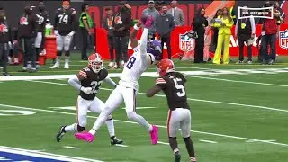 Justin Jefferson's Best Catches from Vikings Week 5 Game vs. Browns in London