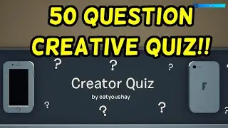 50 Question Fortnite QUIZ/TRIVIA!! (AM I A GENIUS!?)