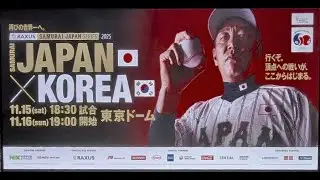 2025 11 15 侍JAPAN 韓国戦観戦  東京ドーム