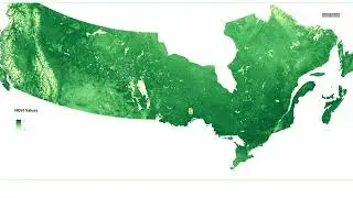 NDVI for the Growing Season of Canada in 2022