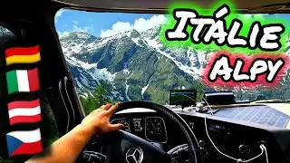 Kamionem do Itálie a velkolepé Alpy | Vlog #10