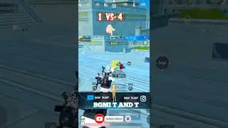 1 v 4  #shorts #trending #bgmi #gameplay #gaming