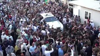 جانب من مراسم استقبال السيد الشيخ نهرو الكسنزان وعودته إلى أرض الوطن