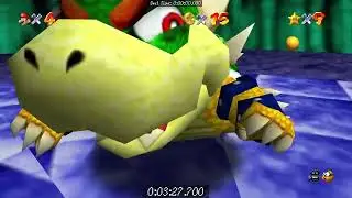 mario 64 coop 2p, speedrun 16 stars no LBLJ (10:40)