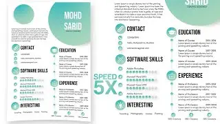 New Resume Template #4 | Free Download | MS Word 2010