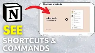 How To See All Shortcuts And Commands On Notion (Quick Tutorial!)