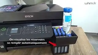 Imprimante EPSON ET-4700 (EcoTank) : comment remplir l'encre ?
