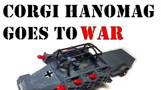 CORGI Rocket Launcher GOES TO WAR - HANOMAG SDKTZ 251/1 semi track 1970s