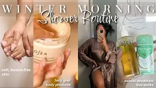 Winter Morning Shower Routine | get rid of texture, ingrowns & hyperpigmentation