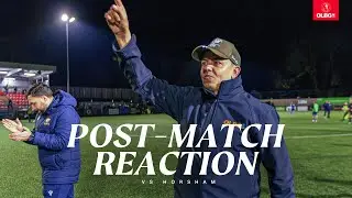 Marc White's Post-Match Interview | Horsham (H)