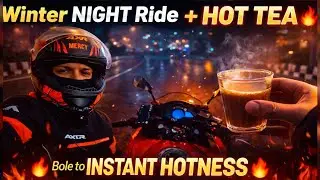 Garam Chai ☕ = Full ON Riding Feel 🔥Winter Night Ride&hellip; Bas Dil Garam Ho Gaya ❤️&zwj;🔥