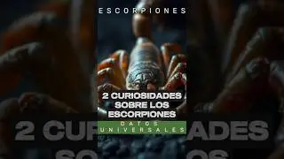 2 COSAS que no SABIAS sobre los ALACRANES #viral #viralshort #shorts #alacranes #curiosidades