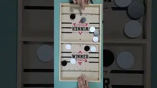 Intense Fast Sling Puck Battle: Foosball Winner Gameplay😂  #fun  #1v1 #shorts #boardgames #11
