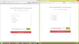 Android Building Group Chat App - Web App Demo