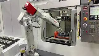 VID-5 OPS Series CNC Mill Automation | Haas VF-2SS | Mill-Assist Machine-tending robot | RoboJob-USA