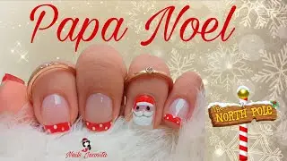 U&ntilde;as de Pap&aacute; Noel F&Aacute;CILES y R&Aacute;PIDAS 🎅🎄 &iexcl;El Nail Art Navide&ntilde;o TENDENCIA 2025!