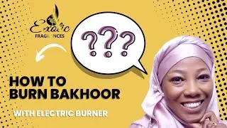 HOW TO BURN BAKHOOR/ INCENSE WITH ELECTRIC BURNER