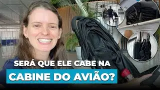 CARRINHO DE BEB&Ecirc; que cabe no avi&atilde;o! Levei o Zap Burigotto e testei na pr&aacute;tica ✈️