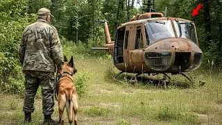 Veteran and his k9 inherit an old helicopter - what's inside will terrify everyone