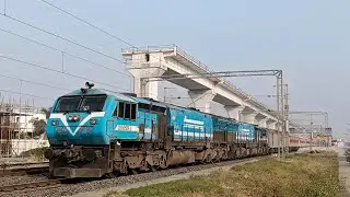High speed diesel action in 2026 | Double headed KJM WDP 4 twins led 16587/88 YPR - BKN Express 