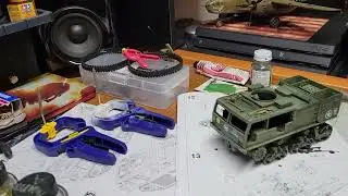 M4 high speed tractor and 155 mm long tom cannon