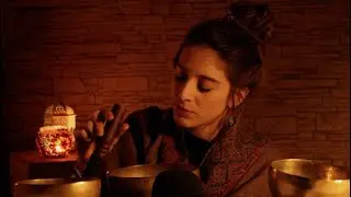 ASMR ☯ Meditaci&oacute;n // Ba&ntilde;o de cuencos vibracional // Elimina tu ansiedad