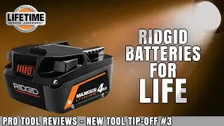 Free Batteries For LIFE&hellip; SERIOUSLY! &mdash; Ridgid Max Output Lifetime Service Agreement
