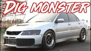 850HP Evo 8 Dig Race GTR KILLER - Dead Stop Launch on Freeway Ride Along!