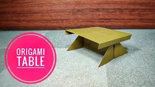 Origami Table | Origami Dining Table | Origami tutorial | Paper craft