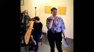 The Aftermath - Reanna Valentine - live poetry & harp with Sekinue