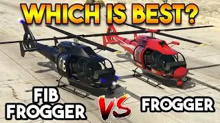 GTA 5 ONLINE : FIB FROGGER VS FROGGER (WHICH IS BEST?)