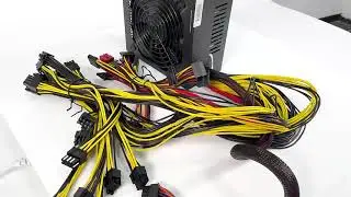 Power Supply ATX Mining  2600W 2400W 2000W Bitcoin Miner Support 8 Display Cards GPU For Mining Rig