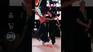 Dancing under dim lights, black steals the show 🖤🌟 | Virginia State DanceSport Championships