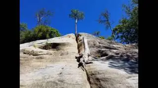Hiking Cloud Splitter Arch in Red River Gorge Kentucky
