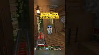 Экскурсия по квартирам в рыбацкой деревне: #Minecraft #MinecraftHardcore #MinecraftBuilds