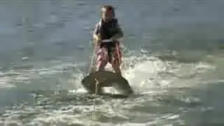 Colby skiing Lake Windermere