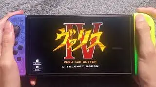 Valis The Fantasm Soldier Collection II Nintendo Switch Oled Handheld Gameplay