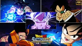 Dragon Ball Sparking Zero All Goku's Family Transformation/Skills & Ultimate 4K Resolution PC