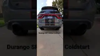 Durango SRT Hellcat Coldstart with Tunnel Ram Exhaust System and LegMaker Intake