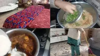 Pakistani Desi Homemaker Daily Routine✅️Routine Vlog✅️Chicken Briyani Banai✅️